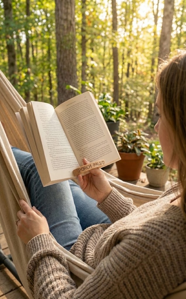 Porch Pals Handmade Wooden Page Holder